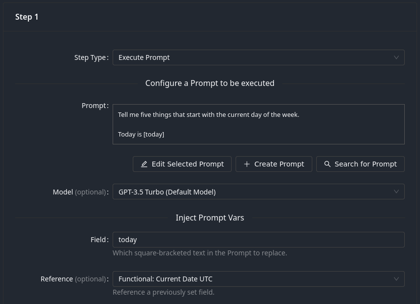 PyroPrompts Workflows Current Date Reference Demo